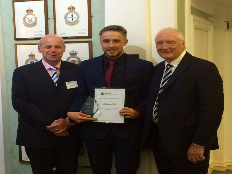 Andrew Bell, ICOM Apprentice of the Year 2016